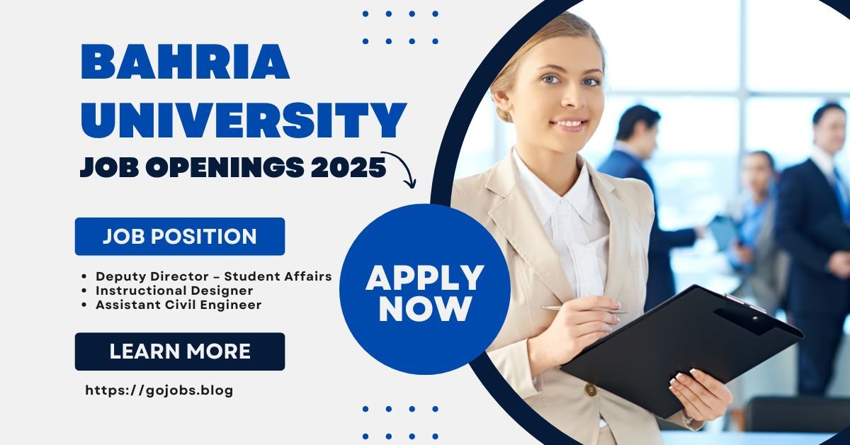 Bahria University Job Openings 2025