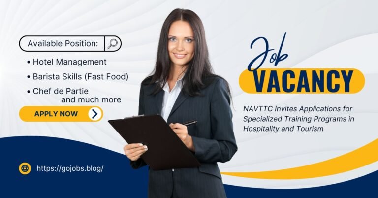 NAVTTC Invites Applications for Specialized Training Programs in Hospitality and Tourism