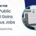 Army Public School Golra Campus Jobs