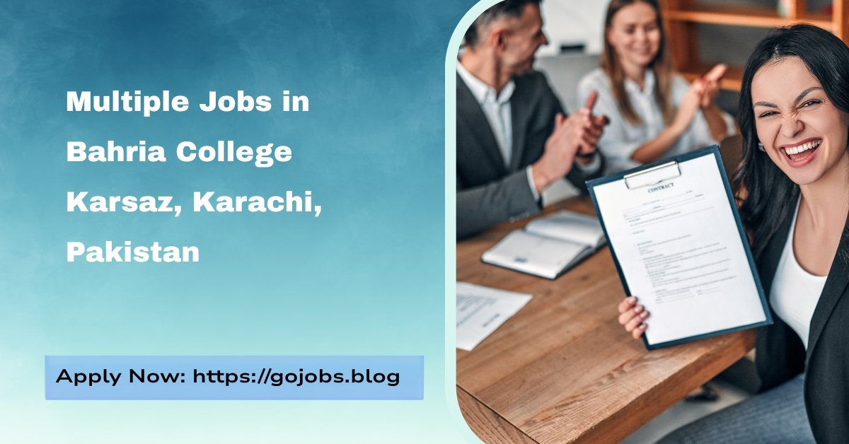 Multiple Jobs in Bahria College Karsaz, Karachi, Pakistan